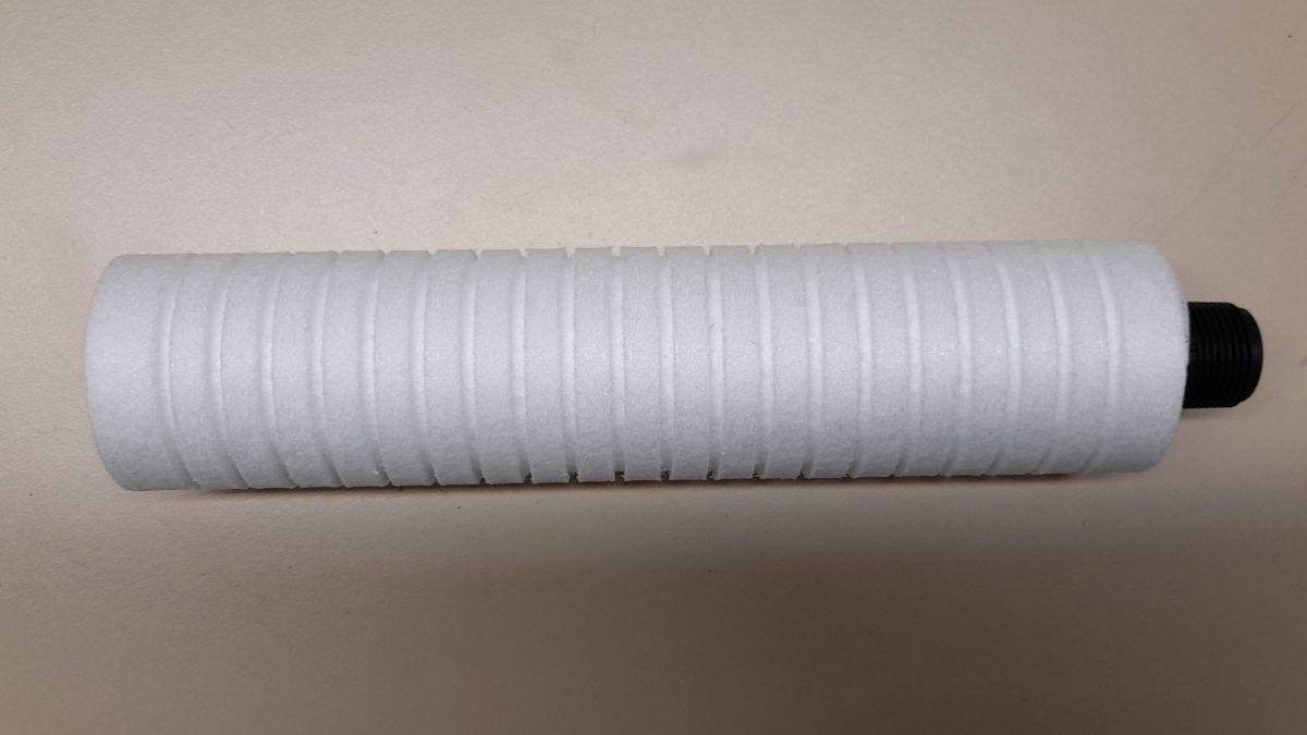 Elemento filtrante polipropileno 25cm – entrada 1/2″
