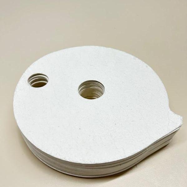 Papel Filtrante Redondo – 2 furos